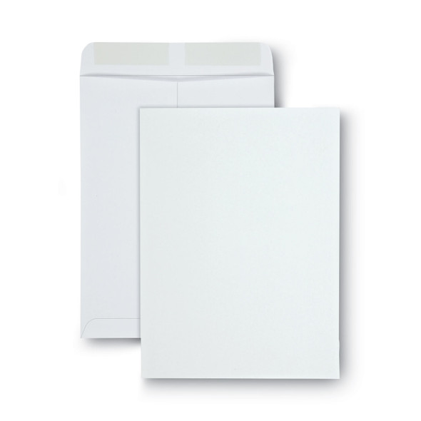 Catalog Envelope, 28 lb Bond Weight Paper, #10 1/2, Square Flap, Gummed Closure, 9 x 12, White, 100/Box