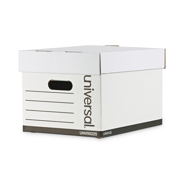 Professional-Grade Heavy-Duty Storage Boxes, Letter/Legal Files, White, 12/Carton