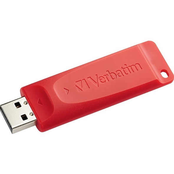 Verbatim 4GB Store 'n' Go USB Flash Drives - 4 GB - USB 2.0 - Red - 4 / Pack