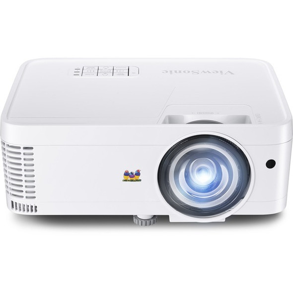 ViewSonic PS600W 3700 Lumens WXGA HDMI Networkable Short Throw Projector for Home and Office - PS600W - 3700 Lumens WXGA HDMI Networkable Short Throw Projector