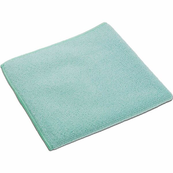 Vileda Professional MicroTuff Microfiber Cloths - 14" Length x 14" Width - 20 / Pack - Green