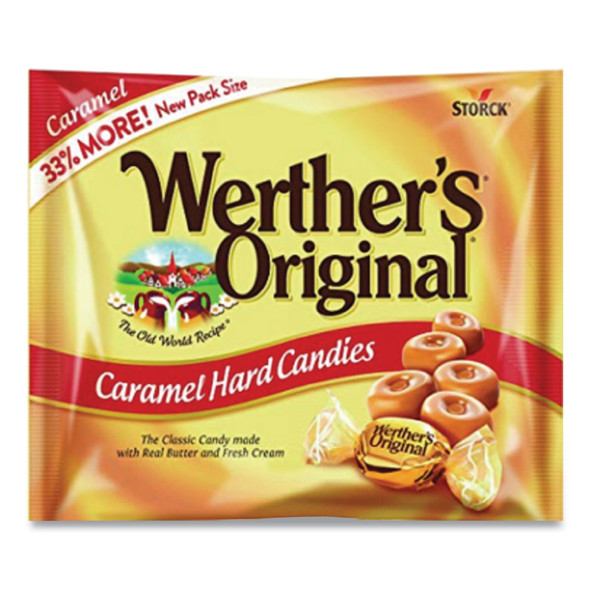 Hard Candies, Caramel, 12 oz Bag