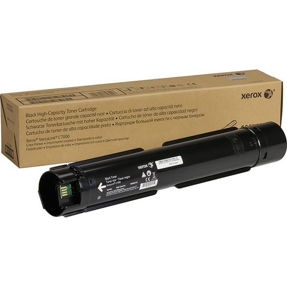 Xerox Original High Yield Laser Toner Cartridge - Black - 1 Each - 10700 Pages