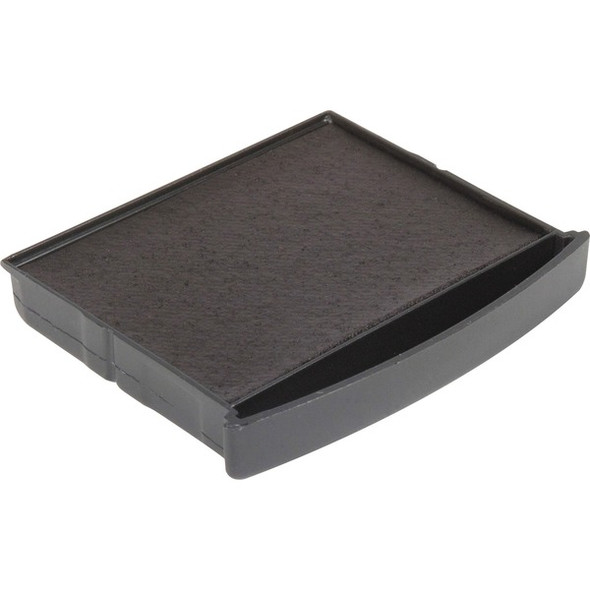 Xstamper 40150 Dater Replacement Pad - 1 Each - Black Ink - Black