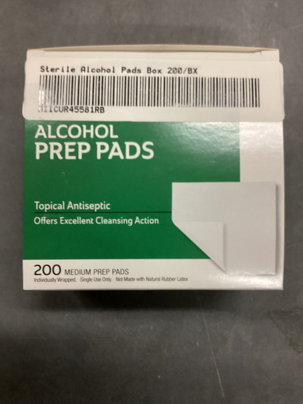Sterile Alcohol Pads Box 200/BX