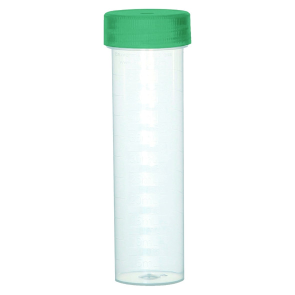 TUBE, TRANSPORTATION W/ GREEN SCREW CAP, 500