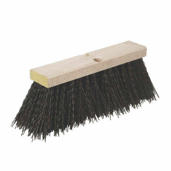 Street Broom - Brown Bristles