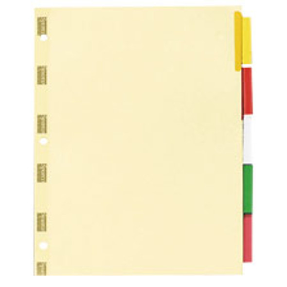 Index Dividers 8 Clear Tabs