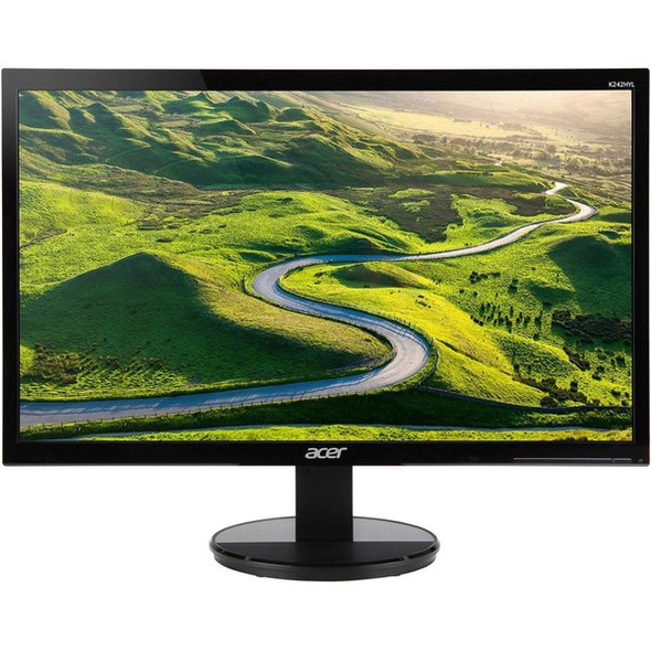 Acer R242Y A Full HD LCD Monitor - 16:9 - Dark Gray - 23.8" Viewable - Vertical Alignment (VA) - LED Backlight - 1920 x 1080 - 16.7 Million Colors - FreeSync - 250 Nit - 1 ms - 75 Hz Refresh Rate - HDMI - VGA