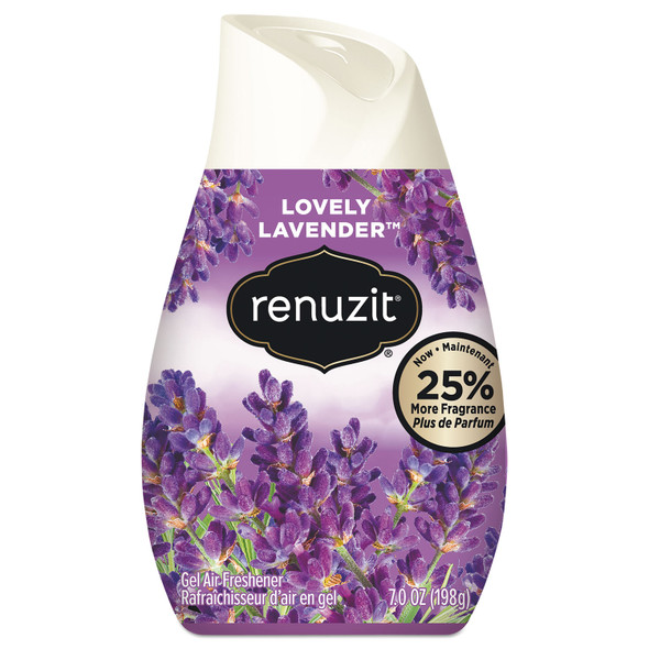 Adjustables Air Freshener, Lovely Lavender, 7 oz Cone, 12/Carton