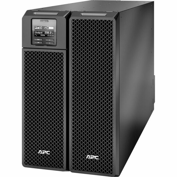 APC by Schneider Electric Smart-UPS SRT 8000VA 208V - Rack-mountable - 1.50 Hour Recharge - 5 Minute Stand-by - 208 V Input - 208 V AC Output - Sine Wave - 2 x NEMA L6-30R - 6 x Battery/Surge Outlet