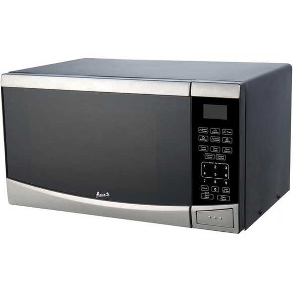 Avanti Model MT09V3S - 0.9 cubic foot Touch Microwave - Single - 19" Width - 0.9 ftÃƒâ€šÃ‚Â³ Capacity - Microwave - 10 Power Levels - 900 W Microwave Power - 120 V AC - Countertop - Stainless Steel