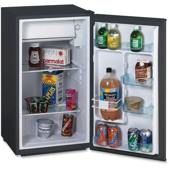 Avanti RM3316B 3.3 cubic foot Chiller Refrigerator - 3.30 ftÃƒâ€šÃ‚Â³ - Manual Defrost - Flat Back - Manual Defrost - Reversible - 3.30 ftÃƒâ€šÃ‚Â³ Net Refrigerator Capacity - 120 V AC - Black