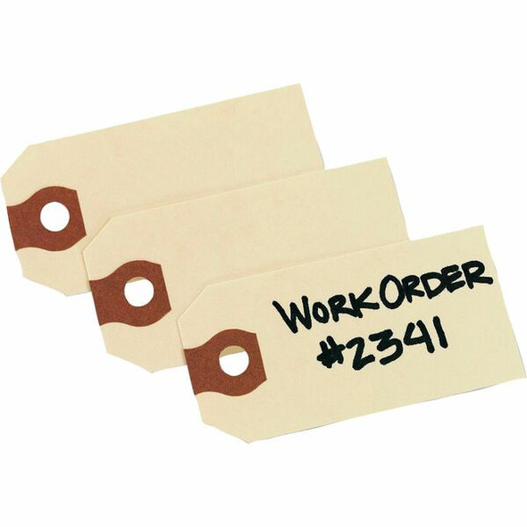 Avery&reg; Unstrung Shipping Tags - 2.75" Length x 1.37" Width - Rectangular - 1000 / Box - Card Stock - Manila