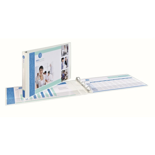 Avery&reg; Heavy-Duty View Binder - 2" Binder Capacity - Tabloid - 11" x 17" Sheet Size - 530 Sheet Capacity - Slant Ring Fastener(s) - 2 Pocket(s) - Polypropylene - Recycled - Pocket, Heavy Duty - 1 Each