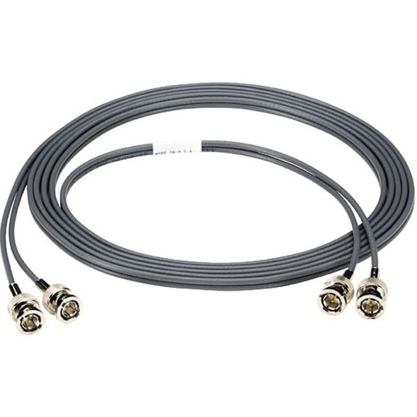 Black Box High-Speed Coax Cable - BNC Male Network - BNC Male Network - 50ft - Gray