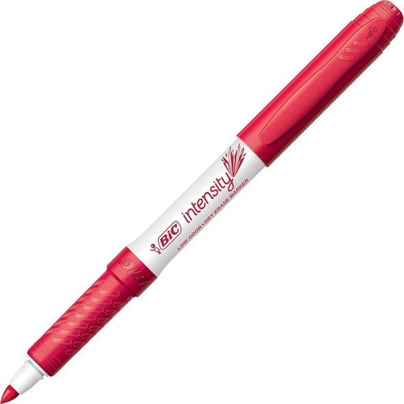 BIC Intensity Fine Point Whiteboard Marker - Fine Marker Point - Red - 1 Dozen