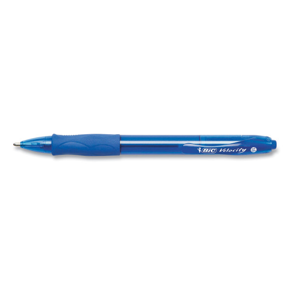 GLIDE Bold Ballpoint Pen, Retractable, Bold 1.6 mm, Blue Ink, Translucent Blue Barrel, 4/Pack