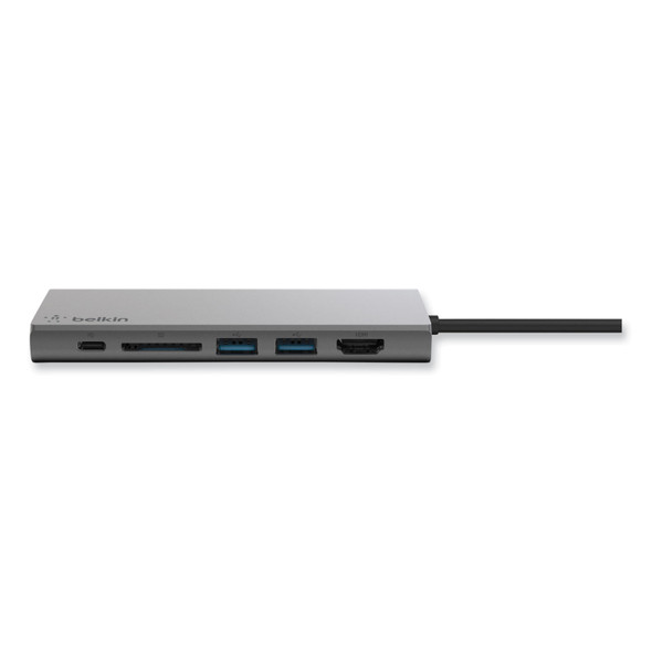 USB-C Multimedia Hub, 6 Ports, Space Gray