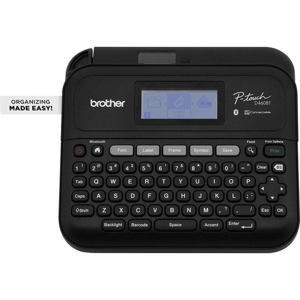 Brother&reg; P-touch PT-D460BT Business Expert Connected Label Maker with Bluetooth&reg; - 16 Fonts - Connect via USB - Takes TZe Label Tapes up to ~3/4 inch