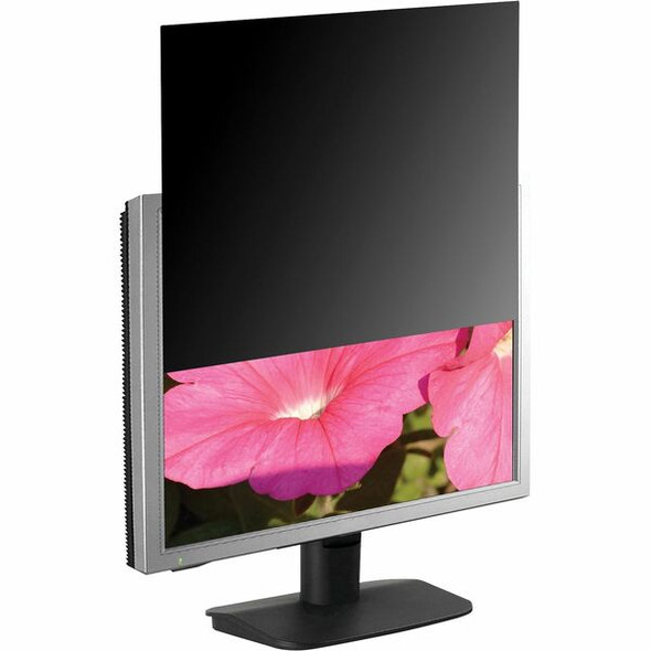 Business Source 16:9 Ratio Blackout Privacy Filter Black - For 18.5" Widescreen LCD Monitor - 16:9 - Damage Resistant - Anti-glare - 1 Pack