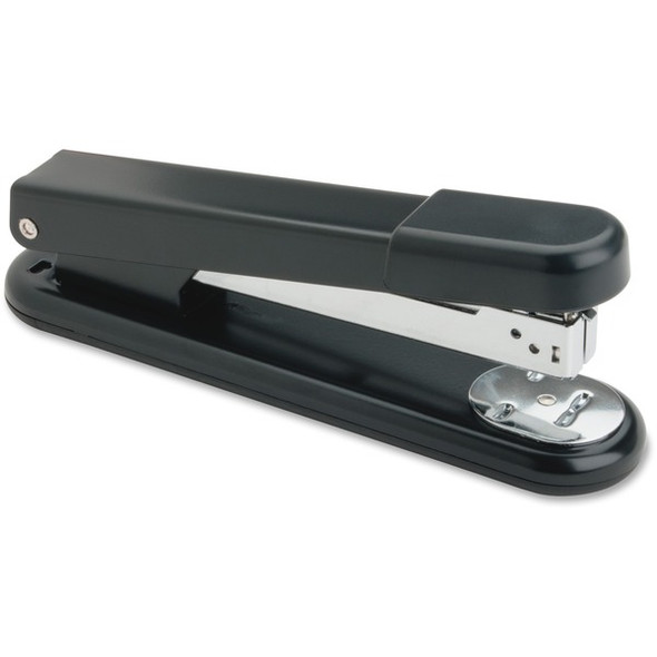 Business Source All-metal Full-strip Desktop Stapler - 20 of 20lb Paper Sheets Capacity - 210 Staple Capacity - Full Strip - 1/4" Staple Size - 1 Each - Black