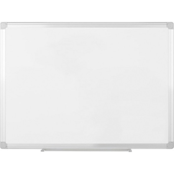 Bi-office Earth-It Dry Erase Board - 47.2" (3.9 ft) Width x 35.4" (3 ft) Height - White Enamel Surface - Rectangle - Scratch Resistant, Pen Tray - 1 Each