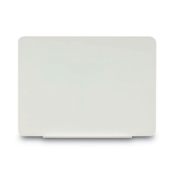 Magnetic Glass Dry Erase Board, 60 x 48, Opaque White Surface