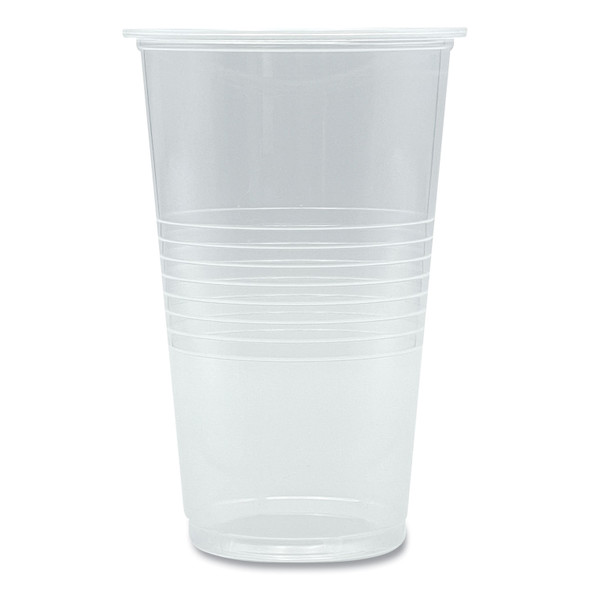 Translucent Plastic Cold Cups, 20 oz, Clear, 1,000/Carton