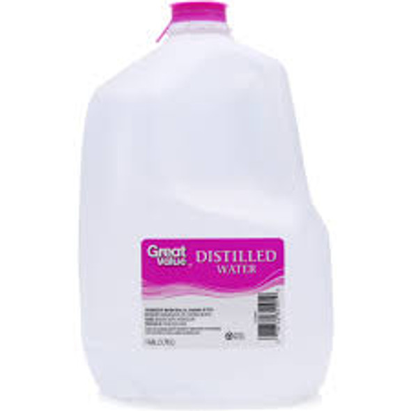Water Distilled 1 Gallon Container
