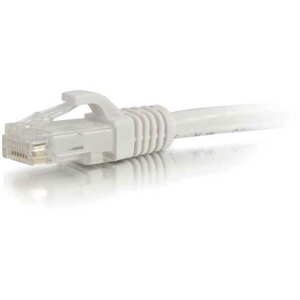 C2G 12ft Cat6 Snagless Unshielded (UTP) Ethernet Patch Cable - White - 12 ft Category 6 Network Cable for Network Device - First End: 1 x RJ-45 Network - Male - Second End: 1 x RJ-45 Network - Male - Patch Cable - White - 1 Each