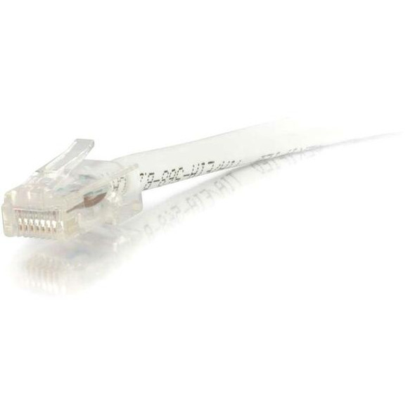 C2G 75ft Cat6 Ethernet Cable - Non-Booted Unshielded (UTP) - White - 75 ft Category 6 Network Cable for Network Device, Computer - First End: 1 x RJ-45 Network - Male - Second End: 1 x RJ-45 Network - Male - Patch Cable - White - 1 Each