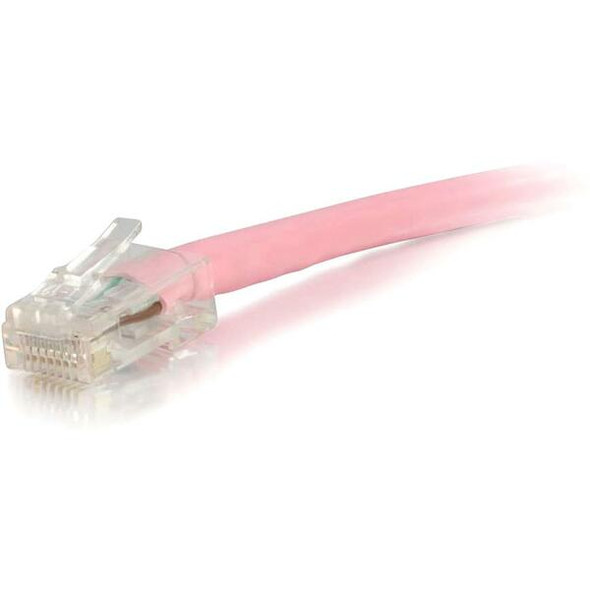 C2G 5 ft Cat6 Non Booted UTP Unshielded Network Patch Cable - Pink - 5 ft Category 6 Network Cable for Network Device - First End: 1 x RJ-45 Network - Male - Second End: 1 x RJ-45 Network - Male - Patch Cable - Pink - 1 Each
