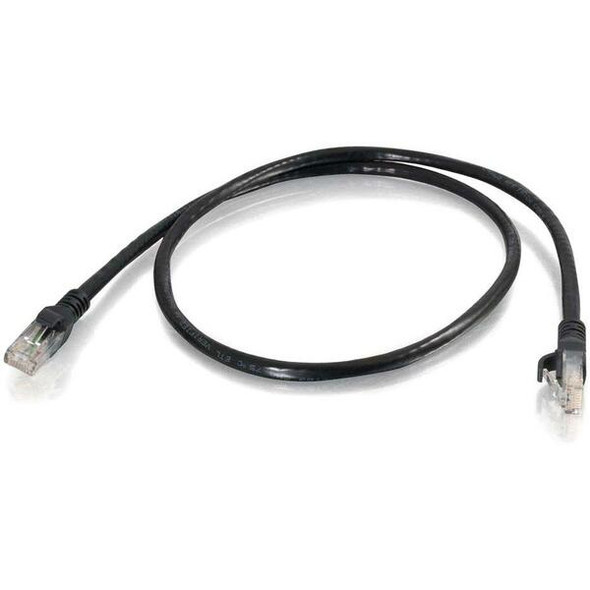 C2G 1 ft Cat6 Snagless UTP Unshielded Network Patch Cable (TAA) - Black - 1 ft Category 6 Network Cable for Network Device - First End: 1 x RJ-45 Network - Male - Second End: 1 x RJ-45 Network - Male - Black - 1 Each