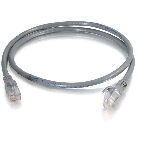 C2G 20 ft Cat6 Snagless UTP Unshielded Network Patch Cable (TAA) - Gray - 20 ft Category 6 Network Cable for Network Device - First End: 1 x RJ-45 Network - Male - Second End: 1 x RJ-45 Network - Male - Gray - 1 Each
