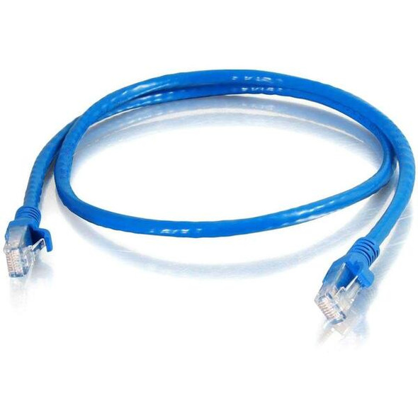 C2G 1 ft Cat6 Snagless UTP Unshielded Network Patch Cable (TAA) - Blue - 1 ft Category 6 Network Cable for Network Device - First End: 1 x RJ-45 Network - Male - Second End: 1 x RJ-45 Network - Male - Blue - 1 Each
