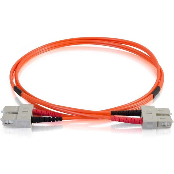 C2G-2m SC-SC 50/125 OM2 Duplex Multimode PVC Fiber Optic Cable - Orange - Fiber Optic for Network Device - SC Male - SC Male - 50/125 - Duplex Multimode - OM2 - 2m - Orange