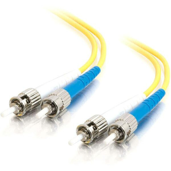 C2G-4m ST-ST 9/125 OS1 Duplex Singlemode PVC Fiber Optic Cable - Yellow - 4m ST-ST 9/125 Duplex Single Mode OS2 Fiber Cable - Yellow - 13ft