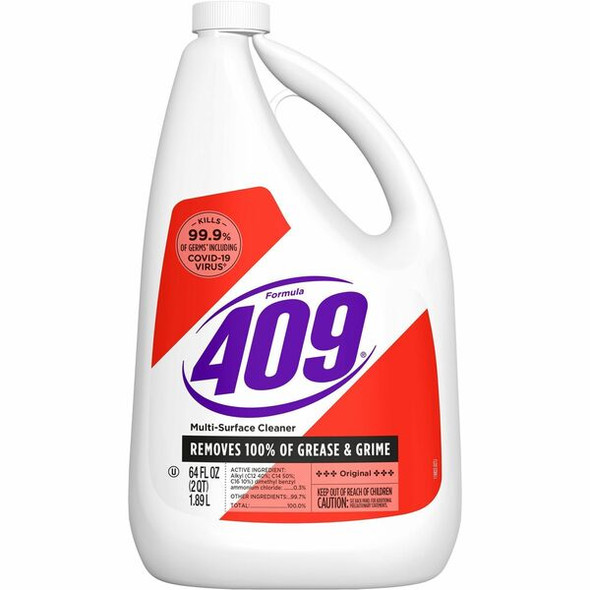 Formula 409 Multi-Surface Cleaner Refill Bottle - 64 fl oz (2 quart) - Original Scent - 6 / Carton - White