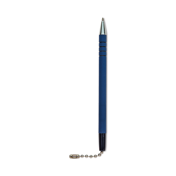 Antimicrobial Ballpoint Counter Pen, Medium, 1 mm, Blue Ink, Blue
