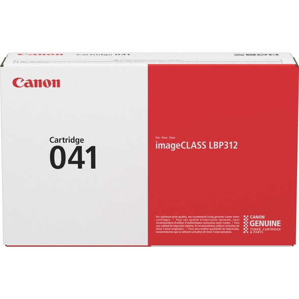 Canon 041 Original Standard Yield Laser Toner Cartridge - Black - 1 Each - 10000 Pages