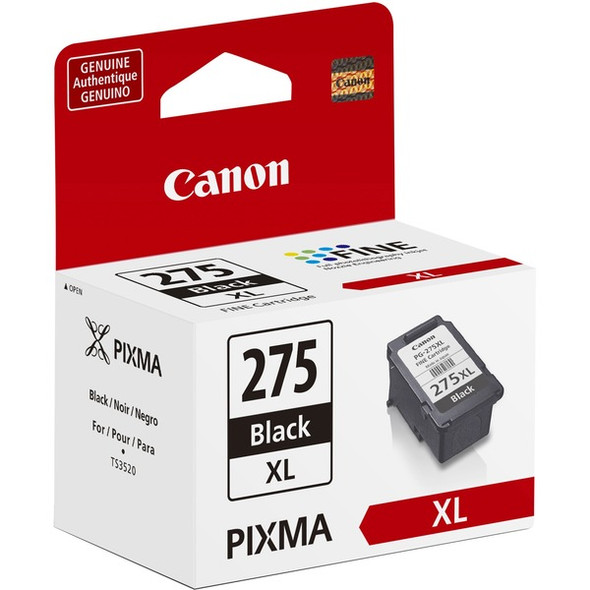 Canon PG275XL Original Inkjet Ink Cartridge - Black - 1 Each - 11.9 mL