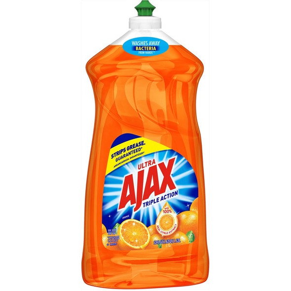 AJAX Triple Action Dish Soap - 52 fl oz (1.6 quart) - Orange Scent - 1 Each - Orange