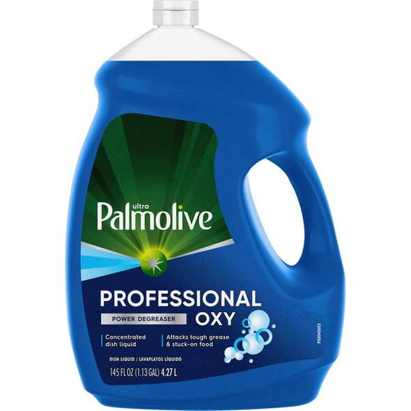 Palmolive Ultra Dish Soap Oxy Degreaser - Concentrate - 145 fl oz (4.5 quart) - 1 Each - Blue