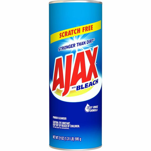 AJAX Powder Cleanser With Bleach - 21 oz (1.31 lb) - 1 Each - White