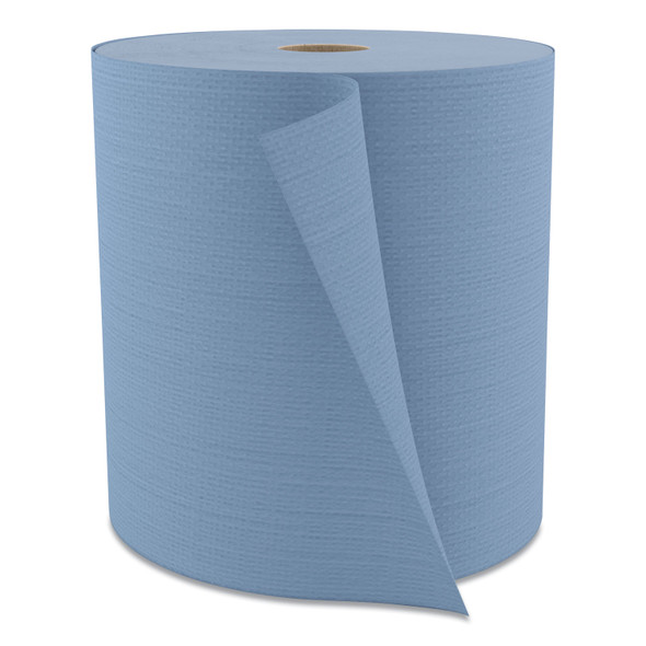 Tuff-Job Spunlace Towels, Jumbo Roll, 12 x 13, Blue, 475/Roll