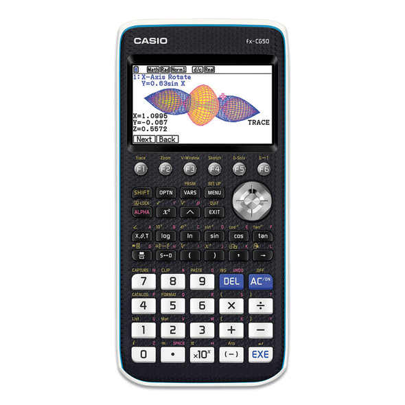 FX-CG50 PRIZM Color Graphing Calculator, 21-Digit LCD, Black