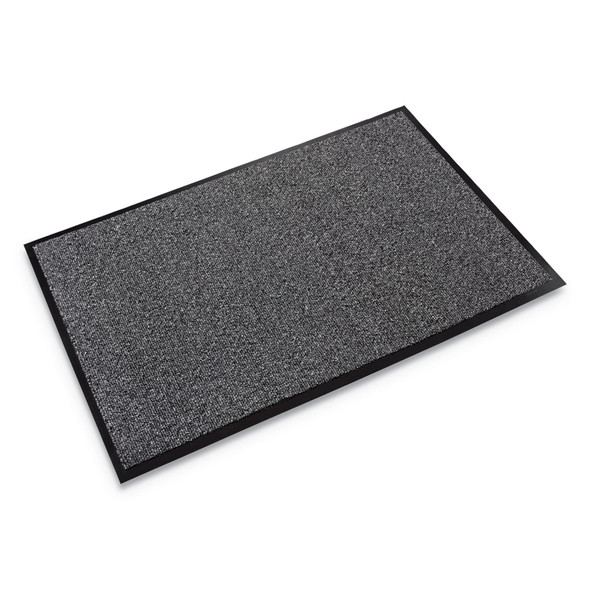 Walk-A-Way Indoor Wiper Mat, Olefin, 36 x 60, Gray