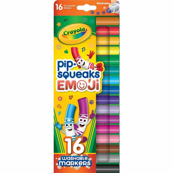 Crayola Pip Squeaks Marker Stamps - Assorted - 16 / Pack