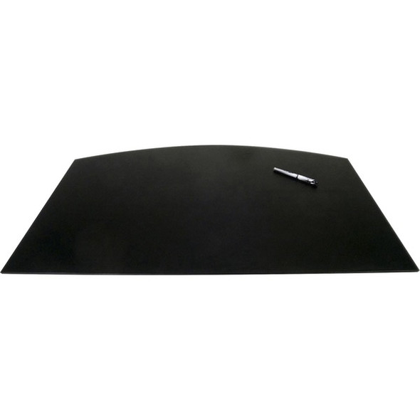 Dacasso Desk Pad - 34" Width x 24" Depth - Leather - Black